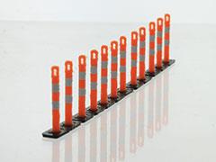 50-108-OR - 3d To Scale Lane Deliniation Markers 12 pack orange and