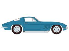 AMERICAN MUSCLE #1376 - 1967 Chevy Corvette Stingray in Light Metallic Blue