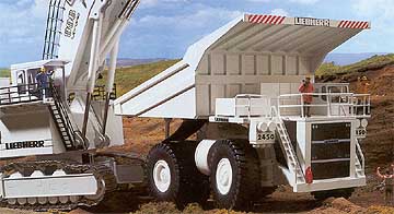 Liebherr Mining Shovel and Truck