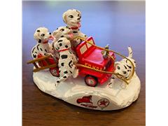 ORN-DFE-001 - Crown Premiums Texaco Dalmation Pups Limited Edition Resin Ornament