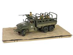 FORCES OF VALOR #FOV-801201A - CCKW 353 A1 - GMC U S Army 1st Infantry Division Sheet Metal Closed Cab - LST Ship Ramp Weymouth