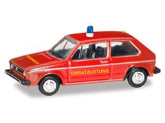 066754 - Herpa Model Fire Service Volkswagen Golf Fire Department high
