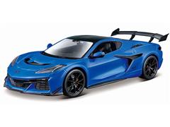 MAISTO #39545BL - 2025 Corvette ZR1 in Blue - Assembly Line Diecast Metal Model Kit