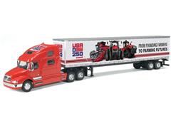 SPECCAST #ZJD-1962 - Case IH Commemorating 240 Years - Volvo 770 Sleeper Cab in Red with Box Trailer