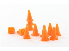 43-110-OR - 3d To Scale Traffic Cones 18 pack safety orange