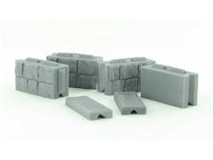 Buy JERSEY WALLS- SCENOGRAPHY WARGAME SET - 100% POLYURETHANE RESIN  COMPATIBLE WITH 30-35MM SCALE online for12,50€