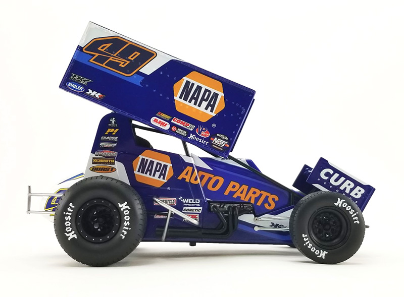 ACME 2021 49 NAPA Sprint Car Brad Sweet