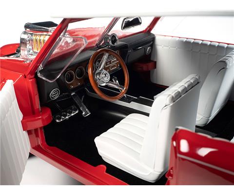 Cars - AUTO WORLD - AWSS144 - Monkeemobile - Red Body with Flat