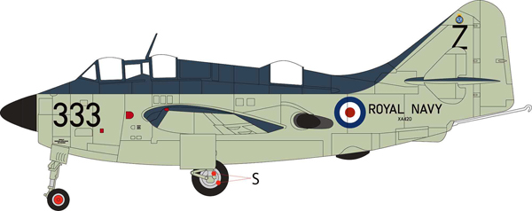 Ас мк 2. Ua-106 Fairey Gannet. Z072 Авиация.