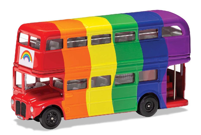 rainbow bus toy