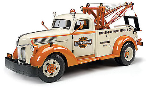 Die-cast promotions harley-davidson 1940 ford fire truck #5