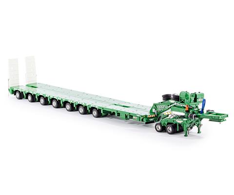 Trucks - DRAKE - ZT09271 - Doolan's - Drake 2x8 Dolly and 7x8 Steerable Low  Loader Trailer Functions and Features: Functional hydraulic gooseneck,  raises and lowers Deck widens with notched locking Functional