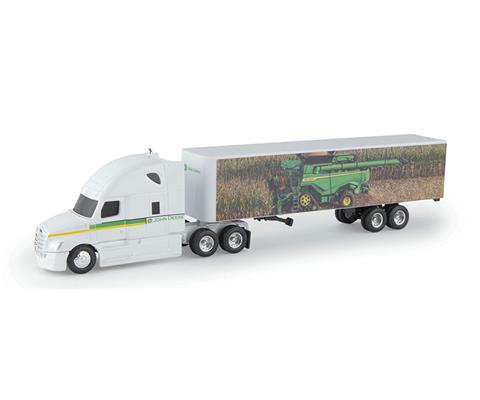 Farm Toys - ERTL - 45876 - John Deere - Freightliner Semi with 