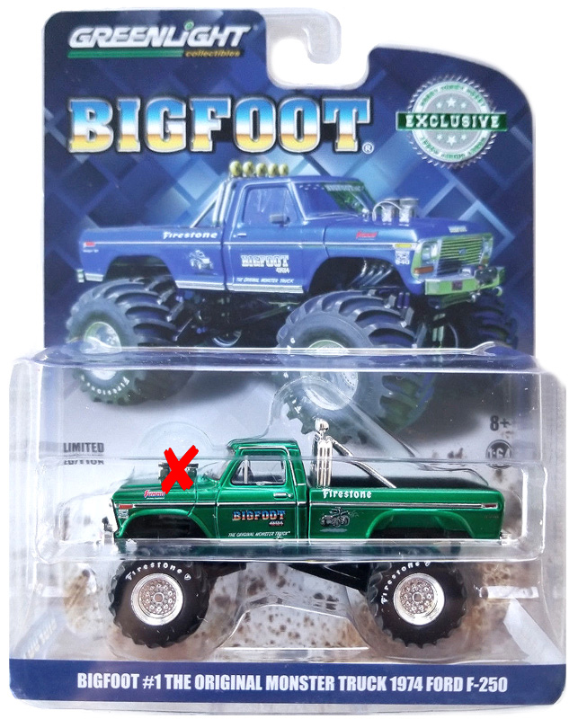 greenlight collectibles bigfoot