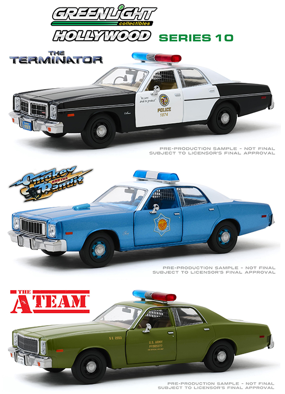 greenlight diecast hollywood series