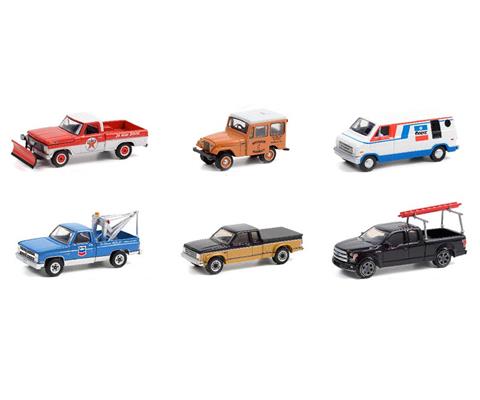 Greenlight Diecast Blue Collar Collection Series 9 6 Pieces