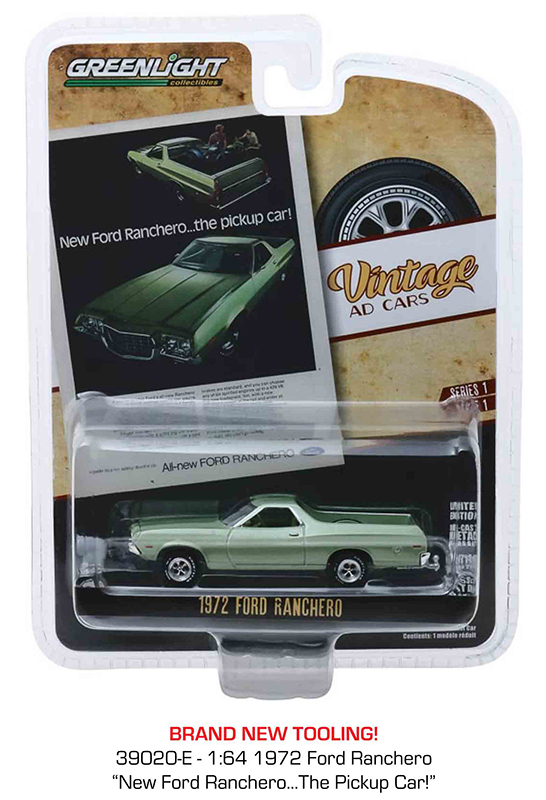 Greenlight Diecast 1972 Ford Ranchero Ford Pickup