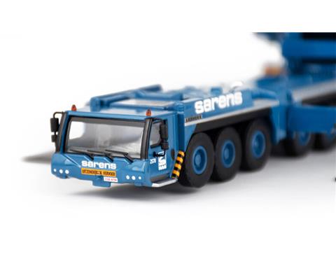 Construction - IMC - 20-1075 - Sarens - Liebherr LTM 1500-8.1 Mobile Crane  Features and Details: Extendable main boom Detachable super lift Detachable  165 ton counterweights (11 parts) Tread plates along the chassis and  superlift Steel