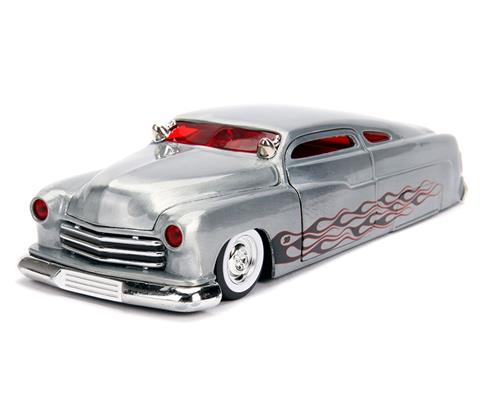 Cars - JADA TOYS - 31080 - Road Rats - 1951 Mercury in Raw Metal 