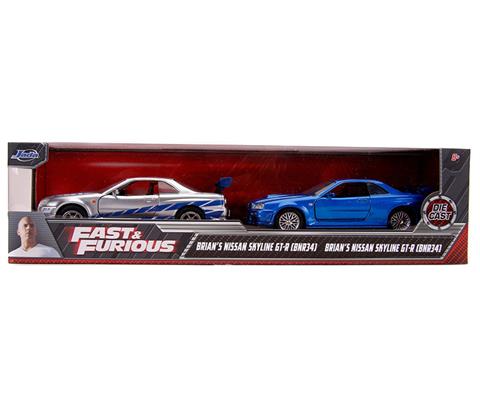  Jada Toys Fast & Furious Brian's Nissan Skyline GT-R