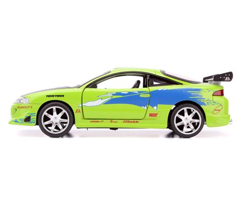Jada Toys - Fast & Furious 1:24 Brians Mitsubishi Eclipse Voiture