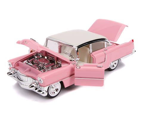 Cars - JADA TOYS - 31007 - Elvis Presley's Pink 1955 Cadillac