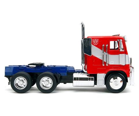 optimus prime truck side view