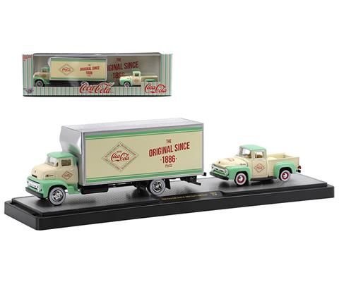 M2 Machines 1:64 2020 Coca-Cola Auto-Haulers Release 3 Trucks Set  56000-TW05