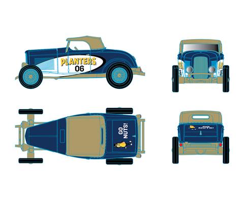 M2 Machines Planters 1932 Ford Roadster 24 Piece Master