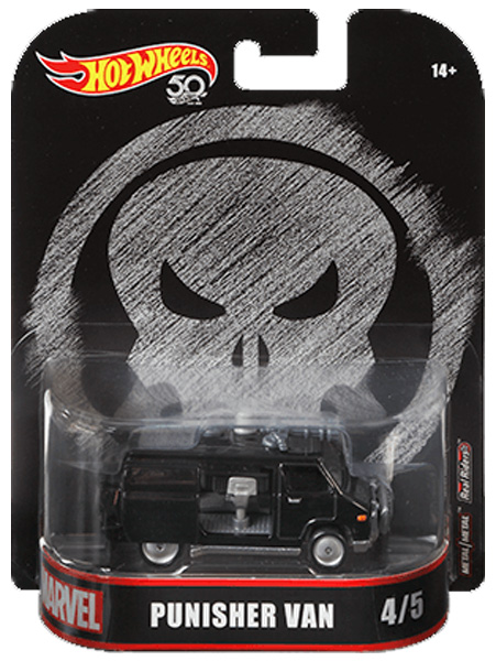 hot wheels punisher van