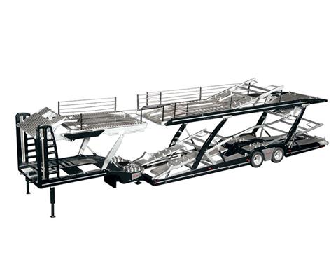 Trucks - NZG - 971 - LOHR Auto Transporter Features and Details: Extendable  ramps Load up to 8 model cars Detailed control panel Lowerable upper  platofrm 43.3 inches long by 9 inches tall