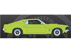 ACME #A1801889 - 1969 Ford Mustang 600 in Groovy Green