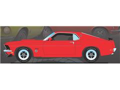 ACME #A1801890 - 1969 Ford Mustang 600 in Flower Power Red