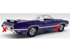 ACME #A1805628-X - 1970 Oldsmobile 442 W-30 in Special Order Paint Color Plum Crazy