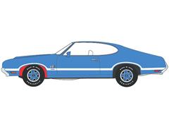 ACME #A1805632 - Dr Olds #6 - 1971 Oldsmobile 442 W30 in Nordic Blue - Dr Olds W Machine Series