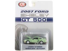 ACME #SC64001-SP - 2007 Ford Mustang GT500 in Lime Green with Special Red Chassis