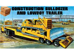 AMT #1218-BOX - Lowboy Trailer with Bulldozer