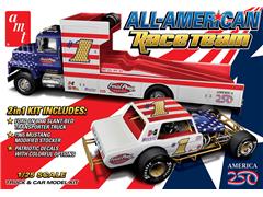AMT #1596 - All American Race Team - Ford LN 8000 Transporter 1965 Mustang Modified