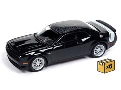 AWSP153-A-CASE - Auto World Black Ghost 2023 Dodge Challenger