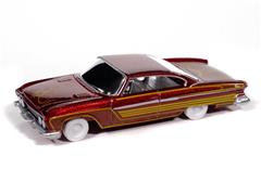 AUTO WORLD #AWSP195-B-SP - 1961 Dodge Phoenix Lowrider in Ultra Red with Lowrider Graphics