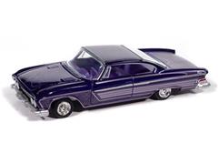 AUTO WORLD #AWSP195-B - 1961 Dodge Phoenix Lowrider in Purple Sky Metallic with Lowrider Graphics