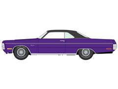 AUTO WORLD #AWSP204-B - 1971 Plymouth Fury III in Violet - NEW TOOLING