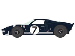 AUTO WORLD #AWSP208-B - 1965 Ford GT40 #7 in Dark Blue with White Stripes