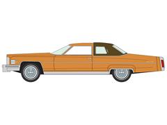 AUTO WORLD #AWSP210-A - 1976 Cadillac Coupe de Ville in Amberlite Firemist Poly- NEW TOOLING