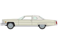 AUTO WORLD #AWSP210-B - 1976 Cadillac Coupe de Ville in Phoenician Ivory- NEW TOOLING