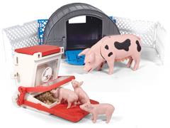 BIG COUNTRY #BC518 - Pig Hut 10-Piece Playset - Big Country Adventure