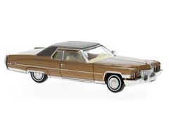 BREKINA #18130 - 1972 Cadillac Coupe deVille in Metallic Brown and Dark Brown
