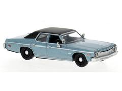 BREKINA #18151 - 1974 Dodge Monaco in Metallic Green Blue with Black Top