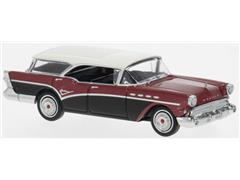 BREKINA #18178 - 1957 Buick Century Caballero in Red Metallic and Black