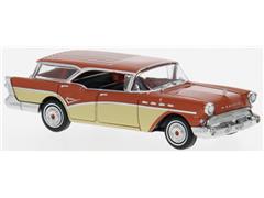 BREKINA #18179 - 1957 Buick Century Caballero in Orange Metallic and Light Beige